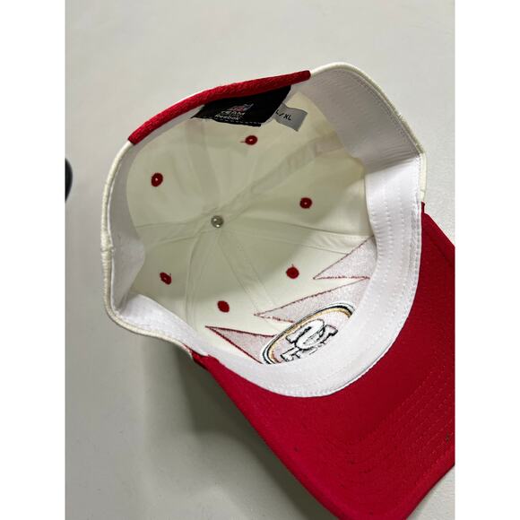 Vintage San Francisco 49ers Sharktooth Hat Reebok NFL Apparel Sue size L/XL - Picture 6 of 11